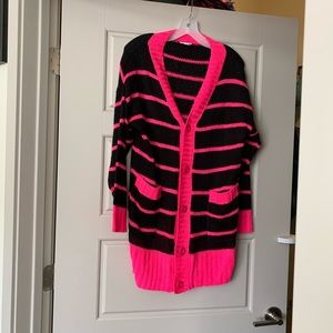 Lularoe Size Small Pink/Black sweater